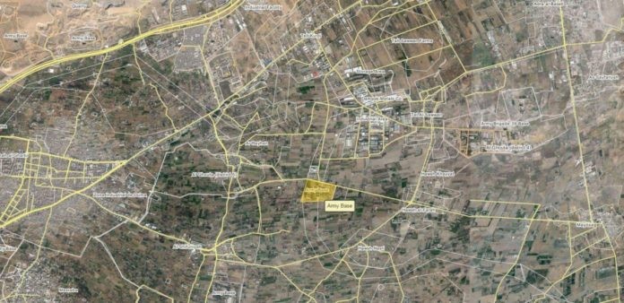 Bản đồ địa điểm quân đội Syria tấn công ở Đông Ghouta