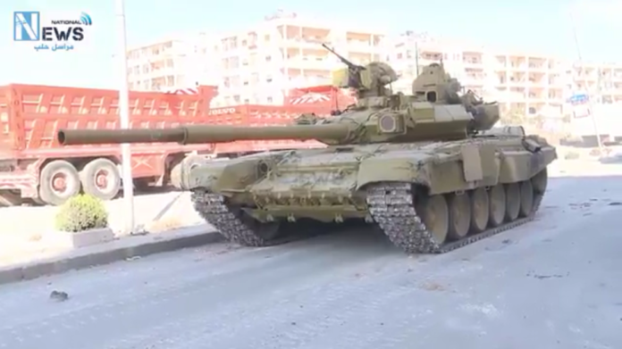 Xe tăng T-90 trên chiến trường Aleppo