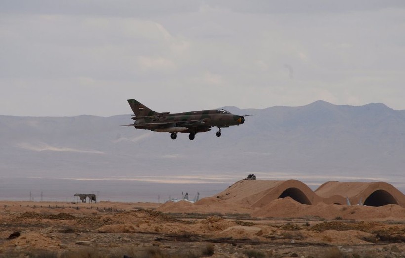 Máy bay cường kích Su-22 của Syria