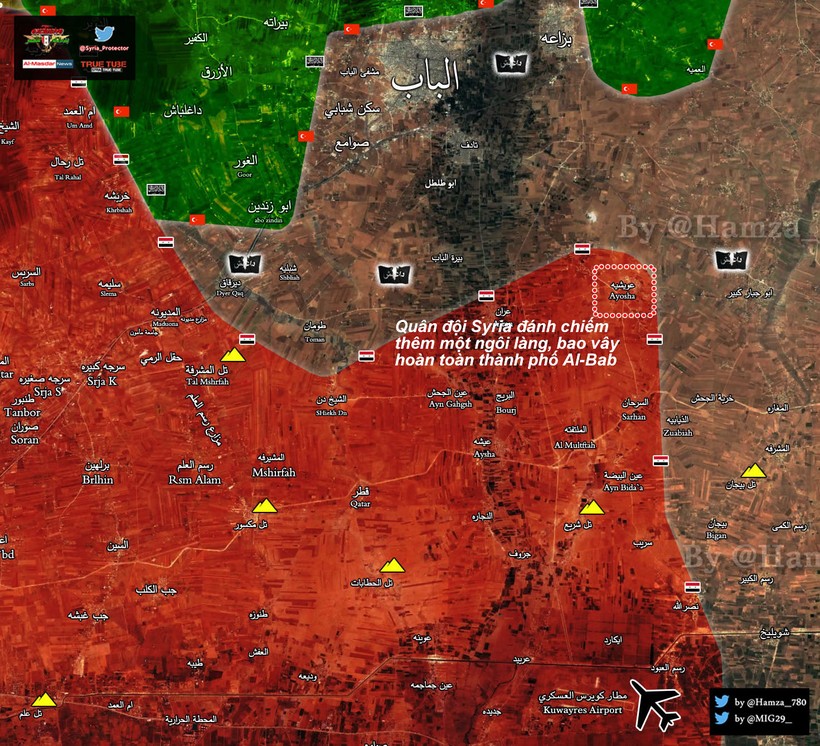 Ngôi làng Ayoshah, quân đội Syria giải phóng ngày 05.-2.2017