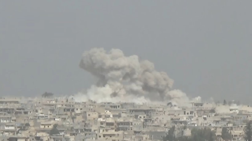 Không quân Nga - Syria không kích ác liệt vùng nông thôn miền bắc Hama
