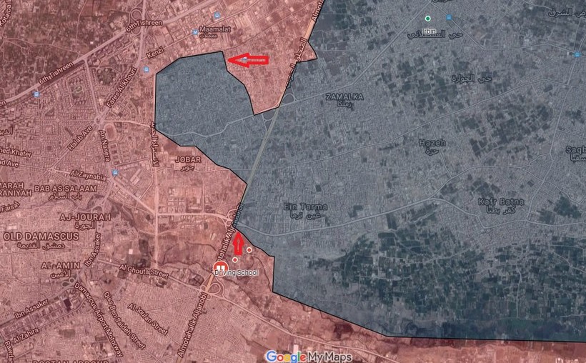 Cuộc tấn công vào khu vực thị trấn Jobar Đông Ghouta