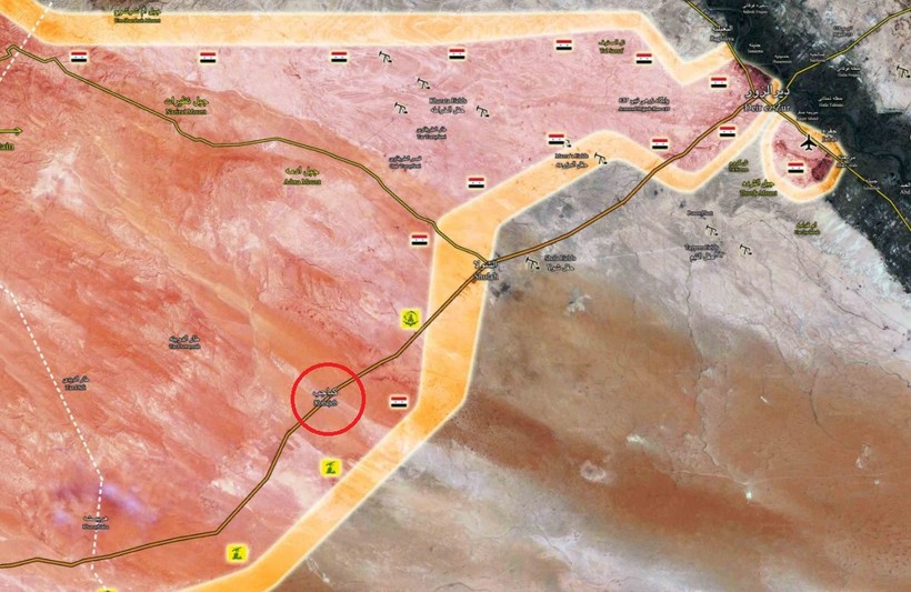 Bản đồ vị trí làng Kobajjep, quân đội Syria đã phòng thủ vững chắc ngôi làng chiến lược này - ảnh South Front