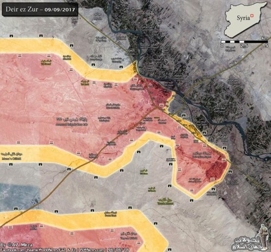 Chiến trường sân bay thành phố Deir Ezzor - ảnh South Front