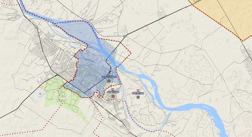 Những khu vực còn lại của IS trong nội thị thành phố Deir Ezzor, Deir Ezzor sẽ hoàn toàn giải phóng trong vài ngày tới - ảnh South Front