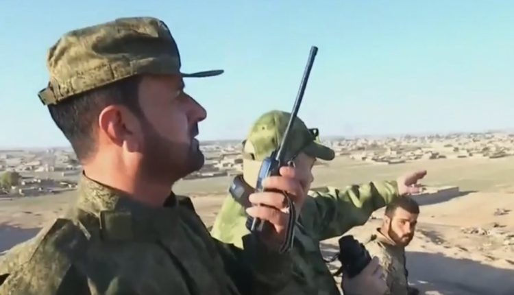 Tướng Sukhel al-Hasan và tư lệnh trưởng quân đội Nga ở Syria trên chiến tuyến Mayadeen - Deir Ezzor