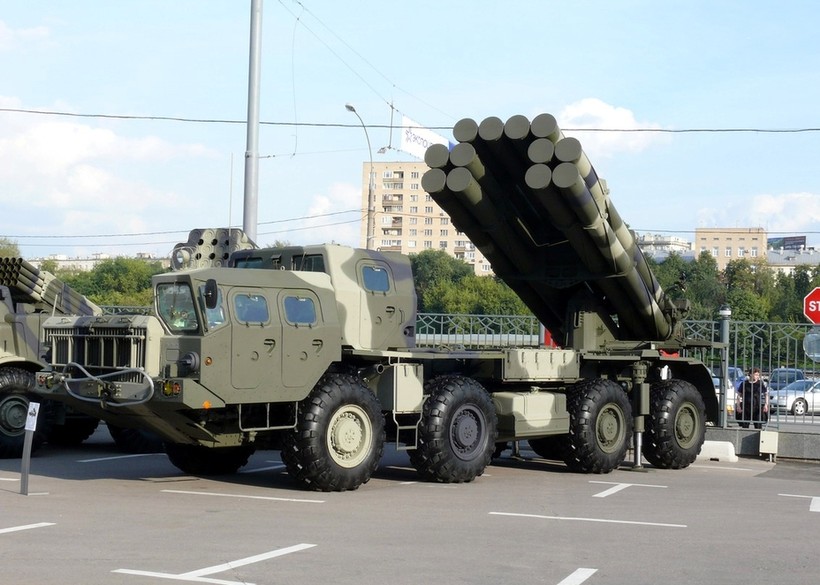 Tổ hợp pháo phản lực Tornador - S, ảnh Arms.ru