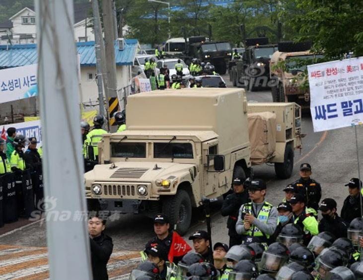 Mỹ nhanh chóng hoàn thành triển khai THAAD ở Hàn Quốc. Ảnh: Sina