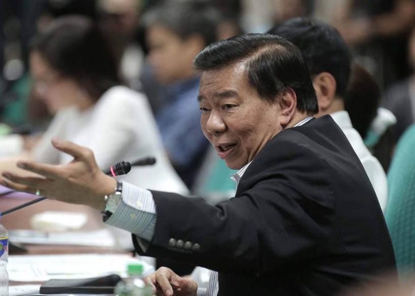 Lãnh đạo phe thiểu số Thượng viện Philippines Franklin Drilon. Ảnh: Philstar.