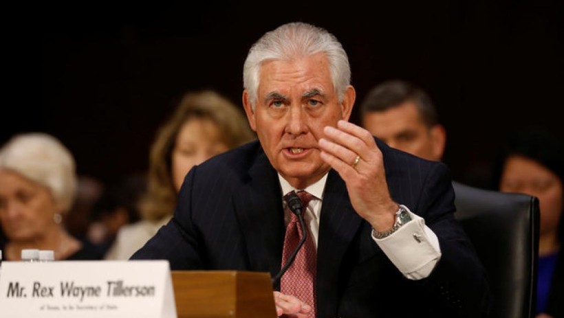 Ông Tillerson trong buổi điều trần