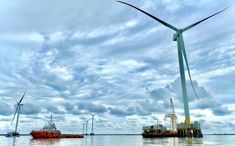 PVS huy động nguồn vốn khổng lồ cho các dự án điện gió ngoài khơi. Ảnh: Sembcorp.