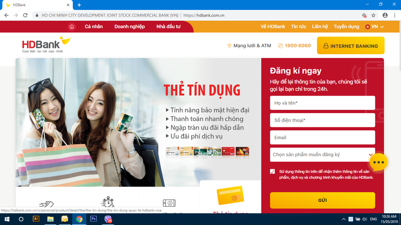 Nền tảng mới của website HDBank tương thích mọi trình duyệt, hoạt động tốt trên hầu hết thiết bị truy cập.