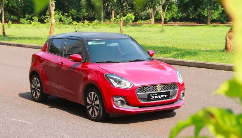 Suzuki Swift - mẫu hatchback gây được sự thu hút ngay từ ánh nhìn đầu nhờ kiểu dáng trẻ trung, thanh lịch