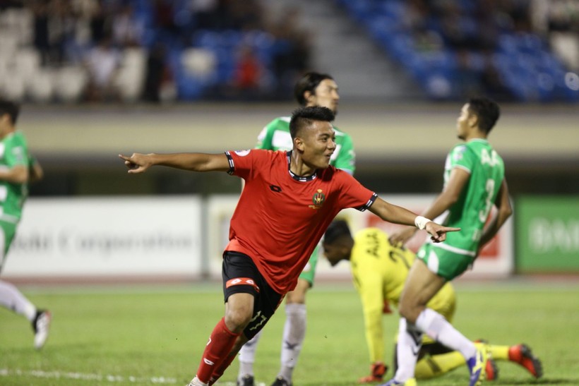 Tiền đạo trẻ Hakeme Yazid Said, thần đồng bóng đá Brunei. Ảnh AFC.