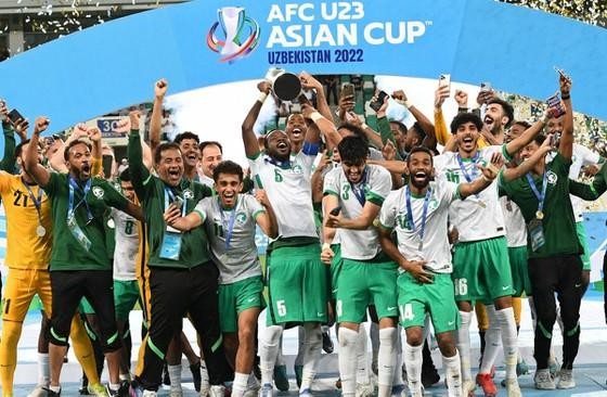 Nhà vô địch tuyệt đối U23 Saudi Arabia. Ảnh AFC.