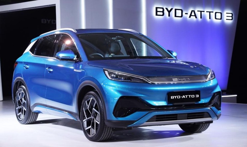 Mẫu xe BYD-ATT03 ra mắt ở thị trường Ấn Độ. Ảnh: BYD/Forbes