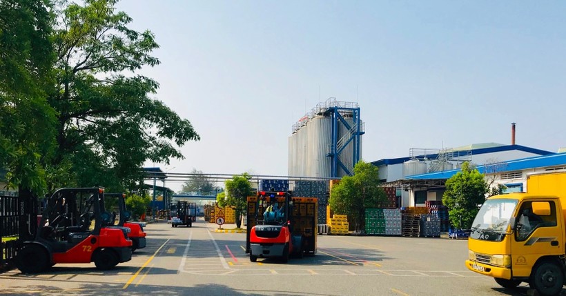 Nhà máy Bia Heineken Quảng Nam tạm dừng hoạt động. Ảnh: Q.T