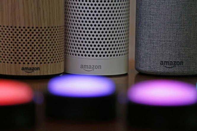 Amazon tiếp tục cho thấy mình là cái tên khó đánh bại trên thị trường loa thông minh. ẢNH: AFP