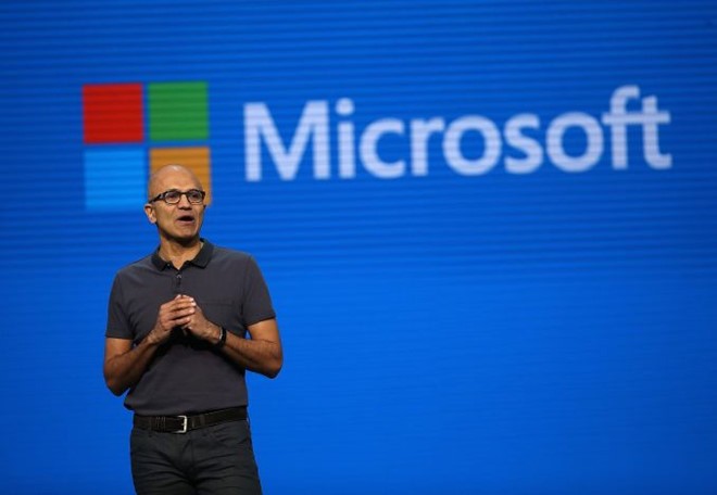 CEO Microsoft Satya Nadella. ẢNH: AFP/GETTY IMAGES