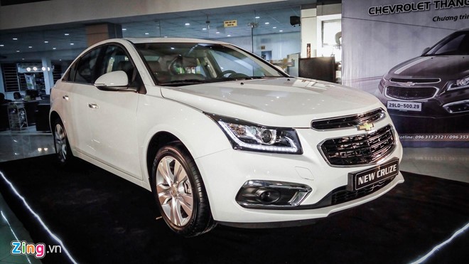 7.584 xe Chevrolet Cruze và Orlando bị triệu hồi tại Việt Nam vì lỗi túi khí.