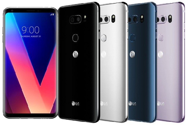 LG V30 sẽ có 4 lựa chọn màu sắc (ảnh: Phone Arena)