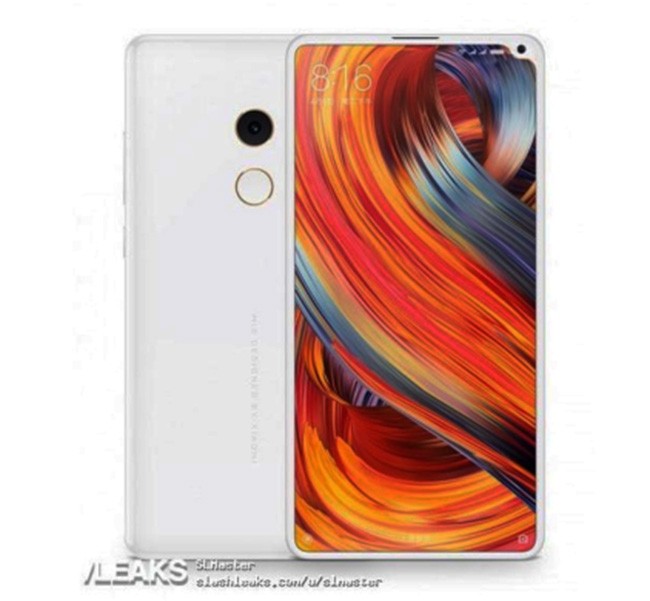 Mi Mix 2s  có phải là thiết kế tối ưu cho smartphone? (ảnh: SlashLeaks)