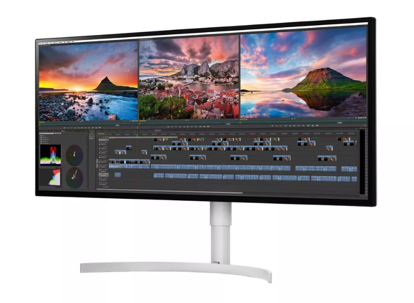 Màn hình 5K ultrawide của LG (ảnh The Verge)