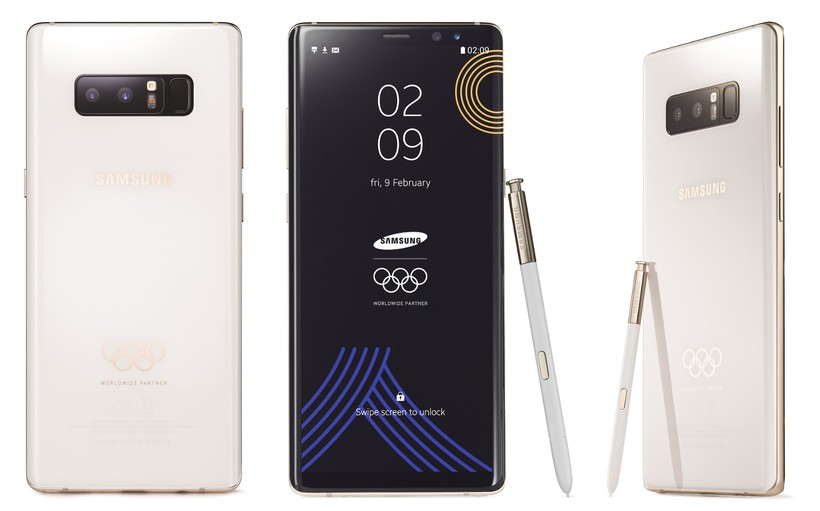 Galaxy Note 8 phiên bản Olympic (ảnh: Engadget)