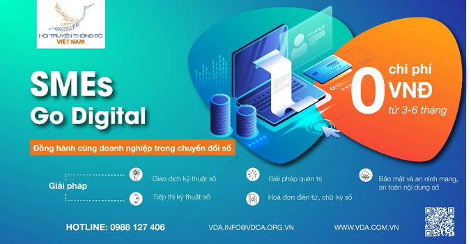 VIETNAM SMEs GO DIGITAL là chương trình hỗ trợ doanh nghiệp chuyển đổi số