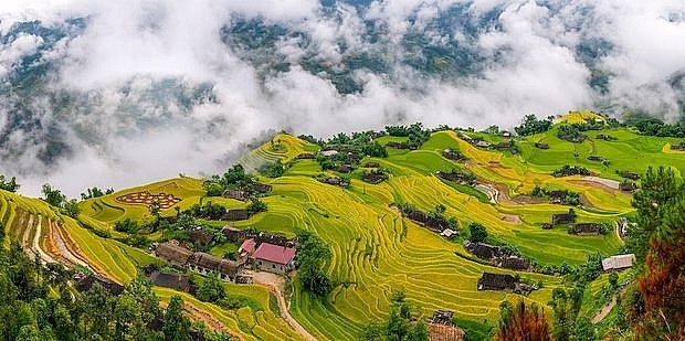 Bản Phùng ở Hà Giang (ảnh: Báo Hà Giang)