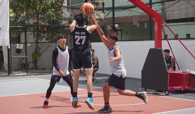 THPT Kim Liên đạt giải Nhất bóng rổ nam, nữ NB’3 Basketball 3x3 Open Championship