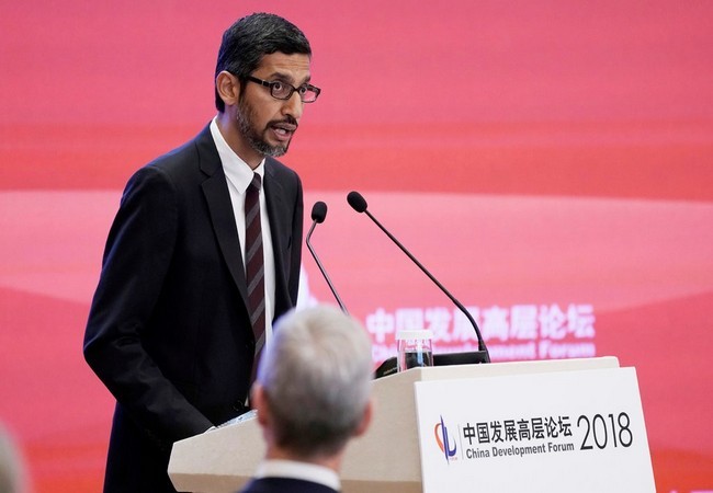 CEO Google Sundar Pichai (Ảnh Reuters)