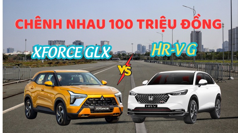 Chênh lệch 100 triệu đồng, chọn Mitsubishi Xforce GLX hay Honda HR-V bản G?