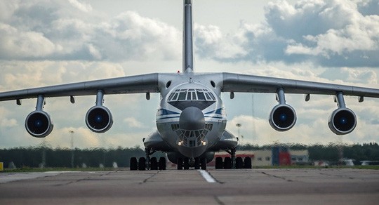 Một chiếc máy bay IL-76. Ảnh: Sputnik