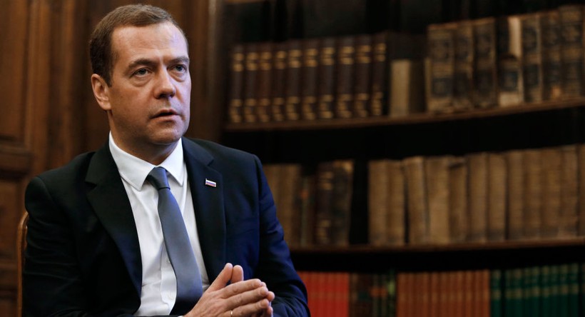 Thủ tướng Nga Dmitry Medvedev.