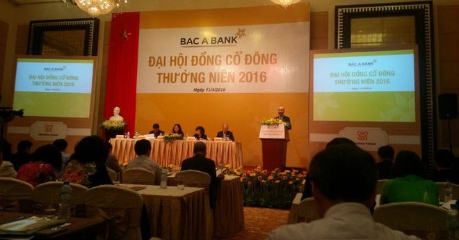 ĐHĐCĐ Bac A Bank: ROA, ROE hiện nay đã hơn hẳn Sacombank, Eximbank và gần bằng ACB