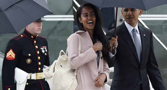 Malia Obama sẽ vào ĐH Harvard mùa thu năm 2017. Ảnh: AP