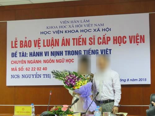 Học viện Khoa học Xã hội thuộc Viện Hàn Lâm Khoa học Xã hội vừa khiến dư luận xôn xao về câu chuyện "lò luyện tiến sĩ".