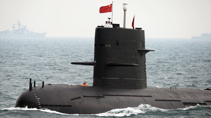 Một chiếc tàu ngầm của Trung Quốc. Ảnh: AFP
