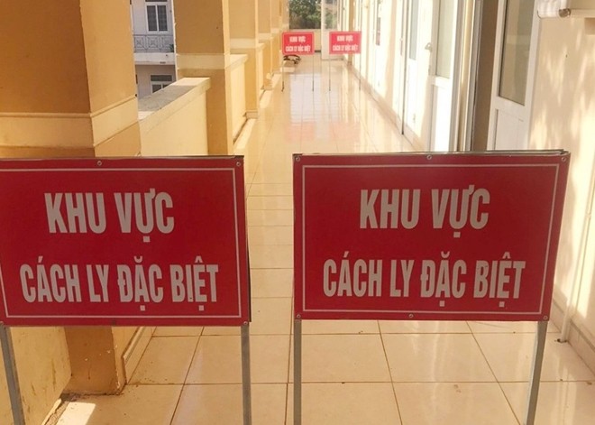 Khu vực cách ly bệnh nhân nam tại Trung tâm Y tế huyện Đắk R'lấp. Ảnh: TTYT Đắk Nông.