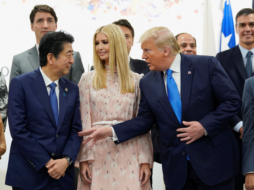 Sự hiện diện dày đặc của Ivanka Trump trong Hội nghị thượng đỉnh G20 vừa qua thể hiện rõ qua bức ảnh này (Ảnh: Business Insider)