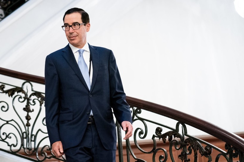 Bộ trưởng Tài chính Mỹ Steven Mnuchin (Ảnh: CNBC)