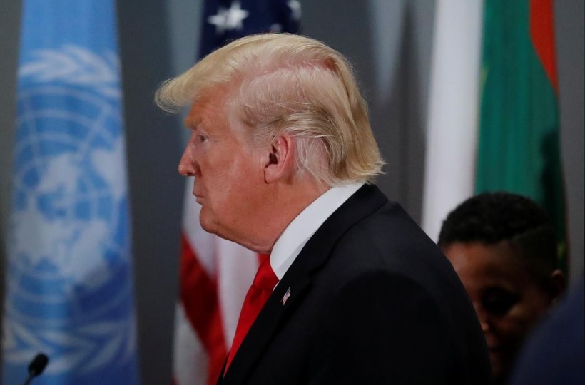 Tổng thống Mỹ Donald Trump sẽ chạm mặt với Tổng thống Iran Hassan Rouhani tại trụ sở của LHQ (Ảnh: Reuters)