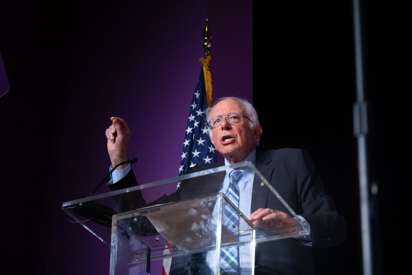 Ứng viên đảng Dân chủ Bernie Sanders (Ảnh: Bloomberg)