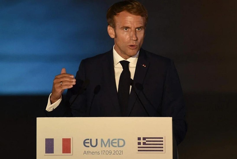 Tổng thống Pháp Emmanuel Macron (Ảnh: AFP)