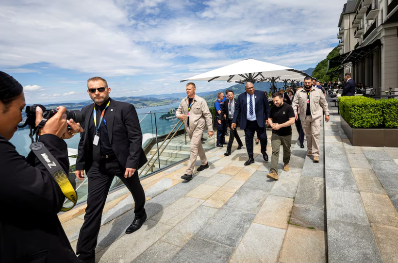 Các nhà lãnh đạo tham gia hội nghị hòa bình Ukraine ở Thụy Sĩ (Ảnh: Reuters)
