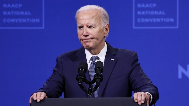 Tổng thống Mỹ Joe Biden phát biểu tại một sự kiện ở Las Vegas, Nevada ngày 16/7 (Ảnh: AFP)