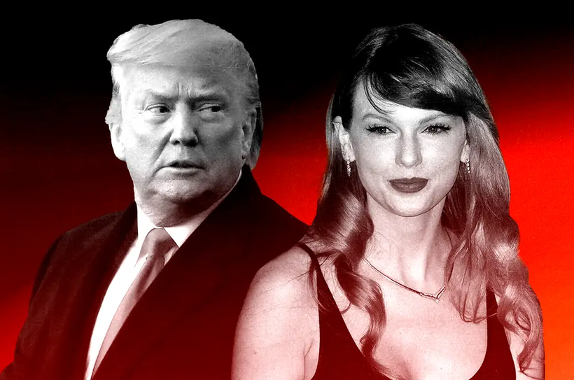 Taylor Swift có thể kiện ông Donald Trump hay bỏ qua sau khi ông Trump sử dụng ảnh giả làm bằng AI? (Ảnh: Business Insider)