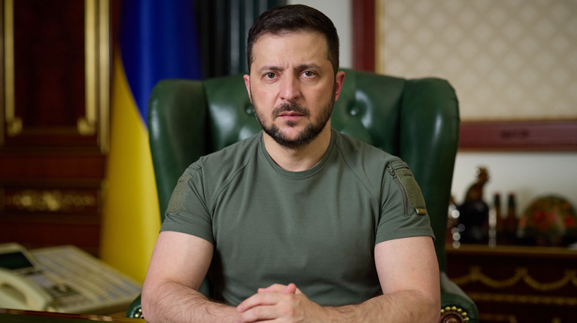 Tổng thống Ukraine Volodymyr Zelensky. Ảnh: Moscow Times.