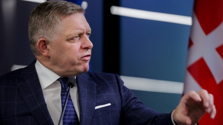 Thủ tướng Slovakia Robert Fico tại một sự kiện ở Ukraine vào ngày 7/10. Ảnh: Getty.